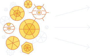 Illustration of intelligent crawlers